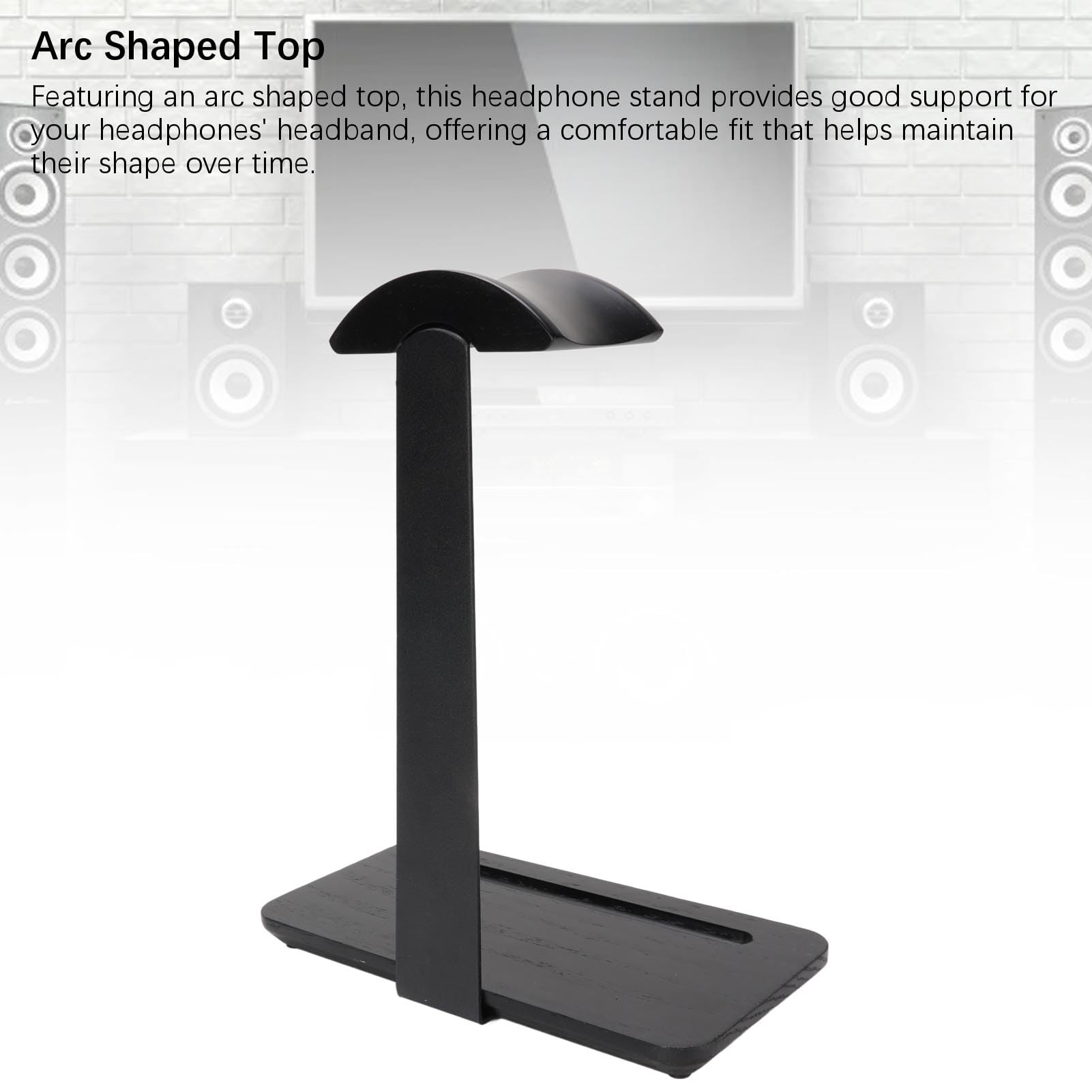 Elegante Supporto per Cuffie in Alluminio, Barra di Supporto da Tavolo Antiscivolo per Cuffie da Gioco Musicali per Studio Domestico