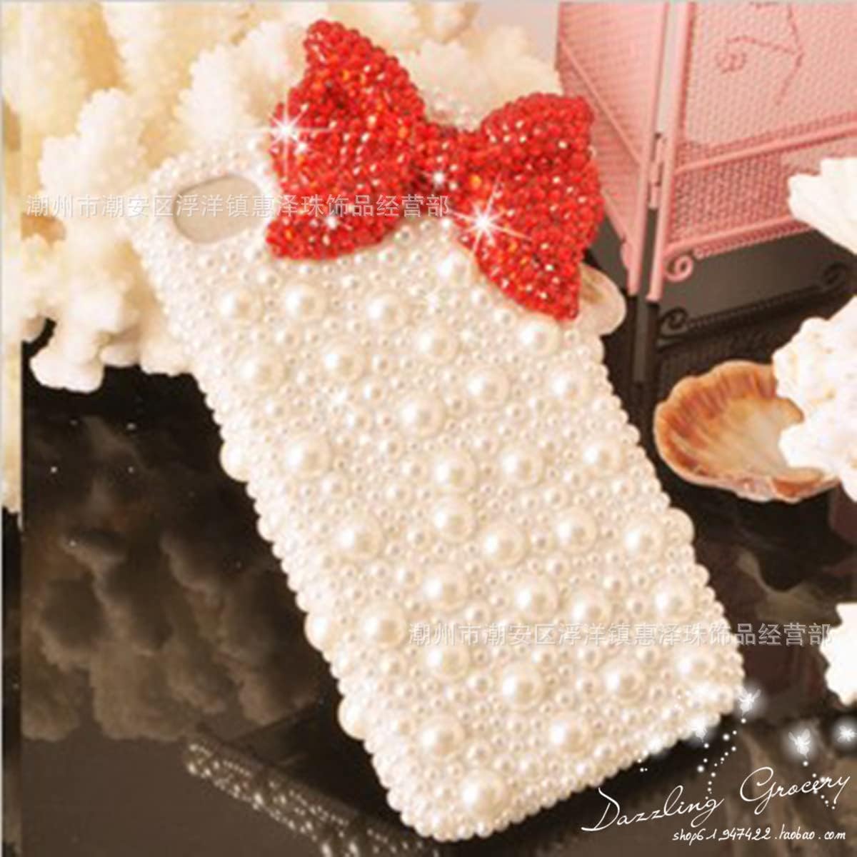 6/8/10mm White Flat Back Pearl Half Round Pearls Beads Satin Luster Loose Beads Gems for DIY Craft Loose Beads + Plastic Box 290Pcs (White) - Image 5