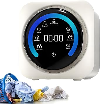Fully Automatic Wall-Mounted Mini Washing Machine, Small Underwear Washer-Dryer Combo, 3kg Capacity, Compact, High-Temperature Drying, Suitable for Dormitories and Vacation Apartments. WallMount