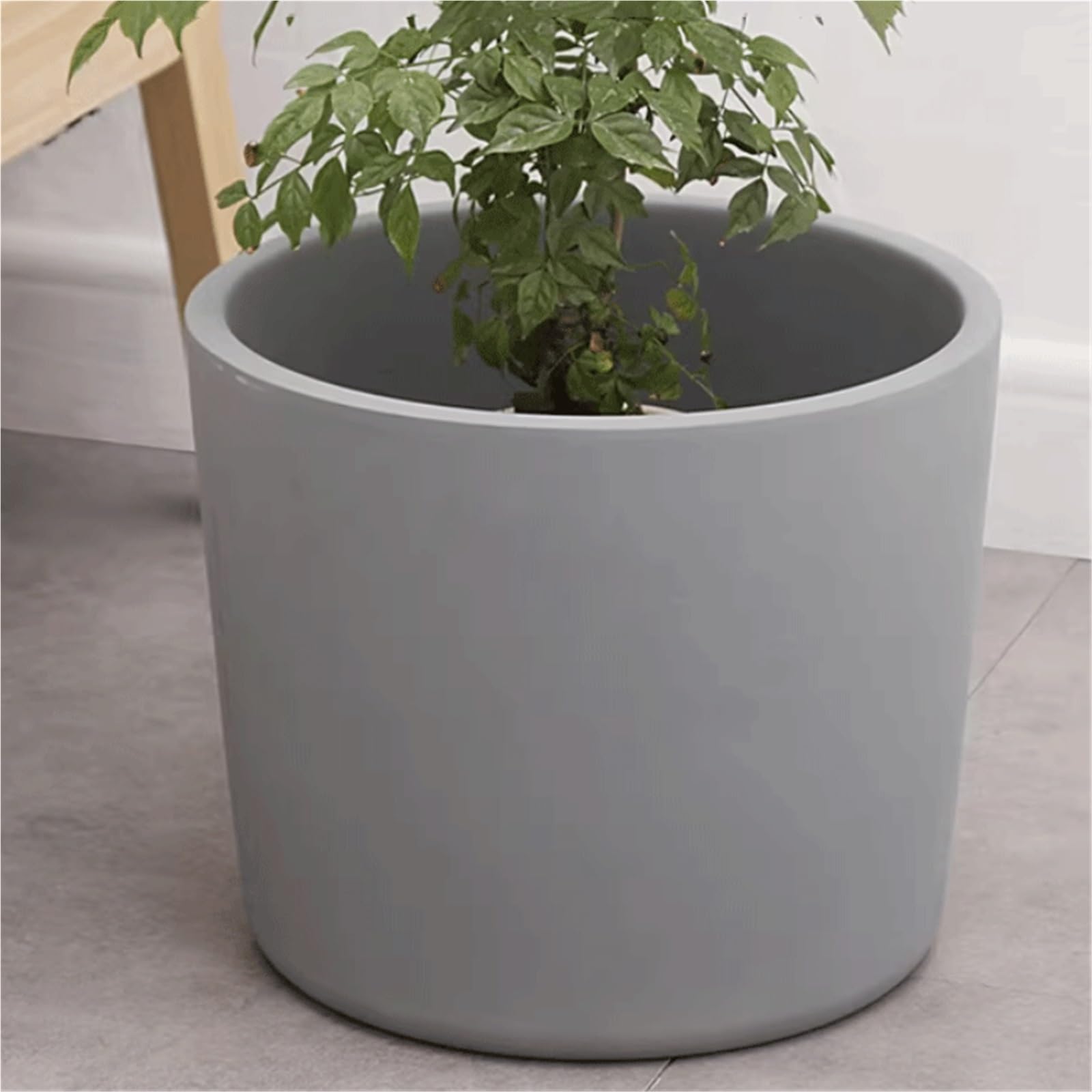 Doniczki Unikalne ceramiczne doniczki: wolnostojące, matowe wykończenie, duża terakota Doniczka ceramiczna(Biały)