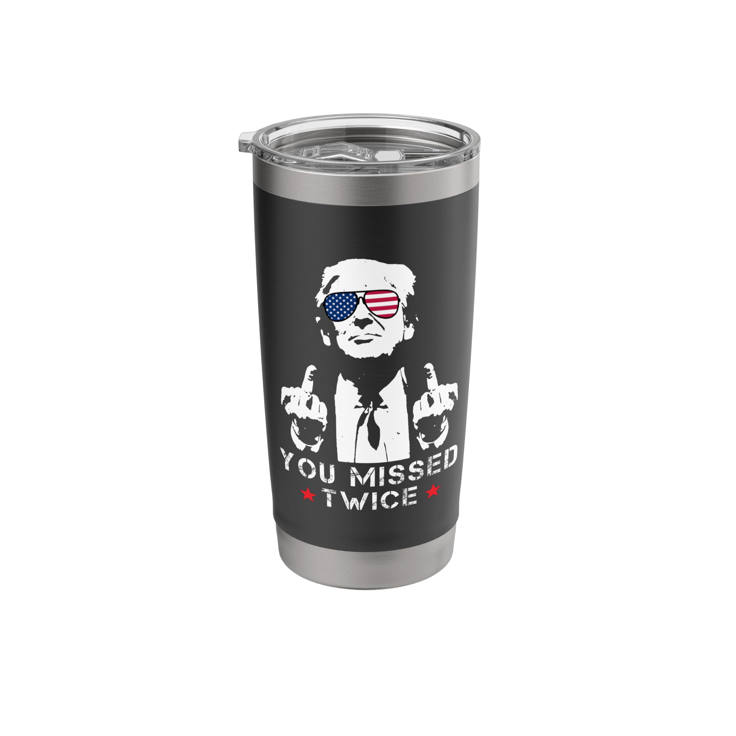 You Missed Twice Trump Stainless Steel Insulated Tumbler