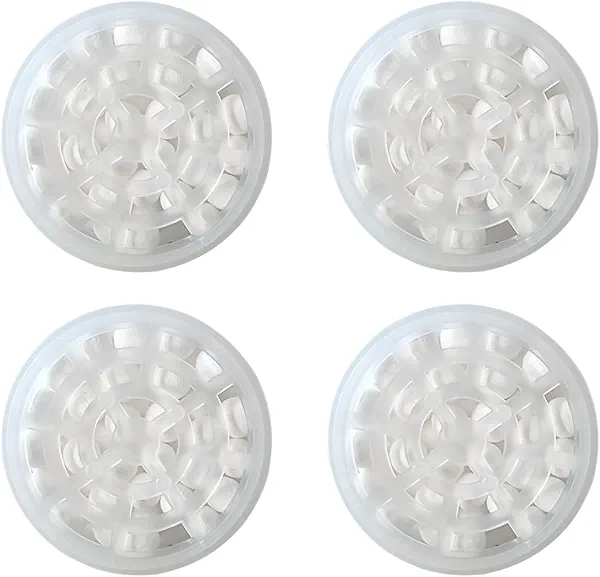 2 Pcs Showerhead Filter Replacement Cartridge, Water Softener Filters Beads for Hard Water - Remove Chlorine - Reduces Dry Itchy Skin