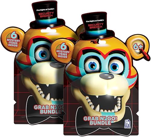 Miniatura 1 de Five Nights at Freddys - Paquete de 2 paquetes de misterio Grab N Go Serie 1 Exclusivo en línea