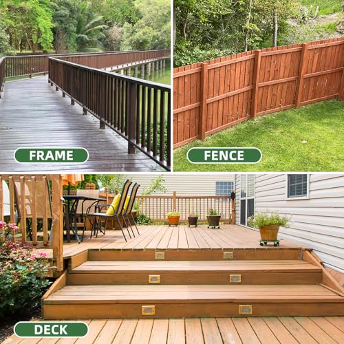 Image of WELLOCKS #8 x 2 in Green Deck Screws, 5.2 lbs with T25 Bit | 1000+ Hour Salt Spray Coating, T25 Bit Included for Outdoor Deck Boards, Fences, and Wood Projects.