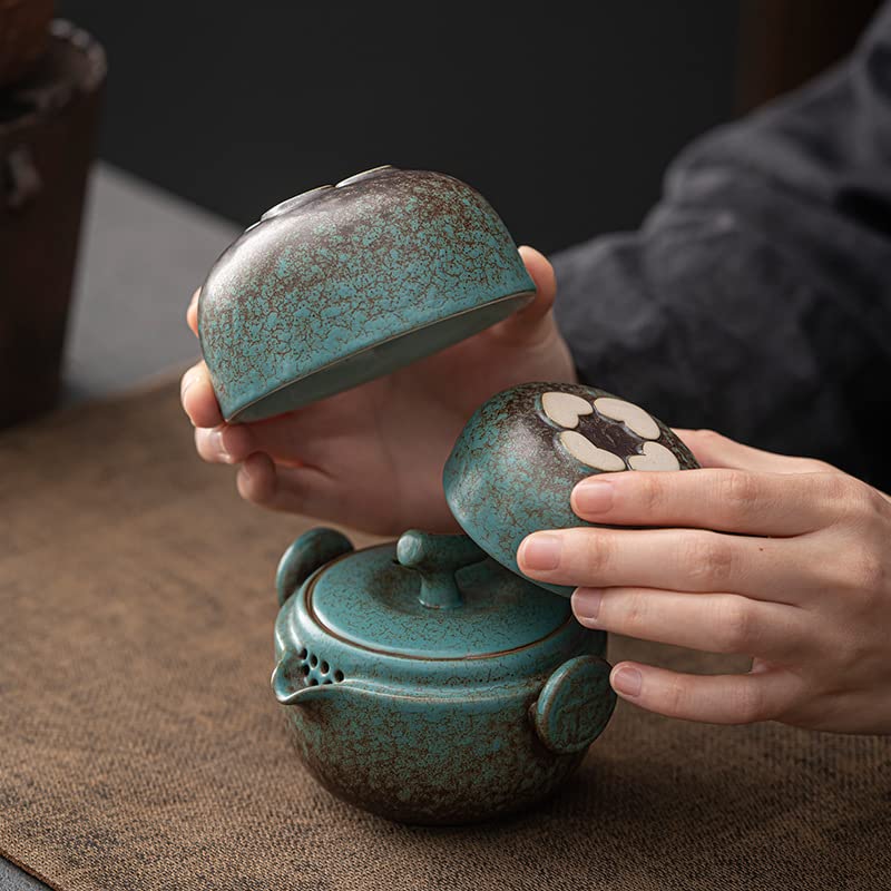 Reistheeset, Porselein Chinese Gongfu Thee Set Reizen