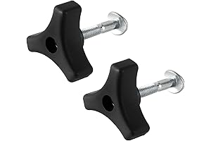 ZLKSKER Replacement Lawn Mower Handle Knobs Nut Bolt Set