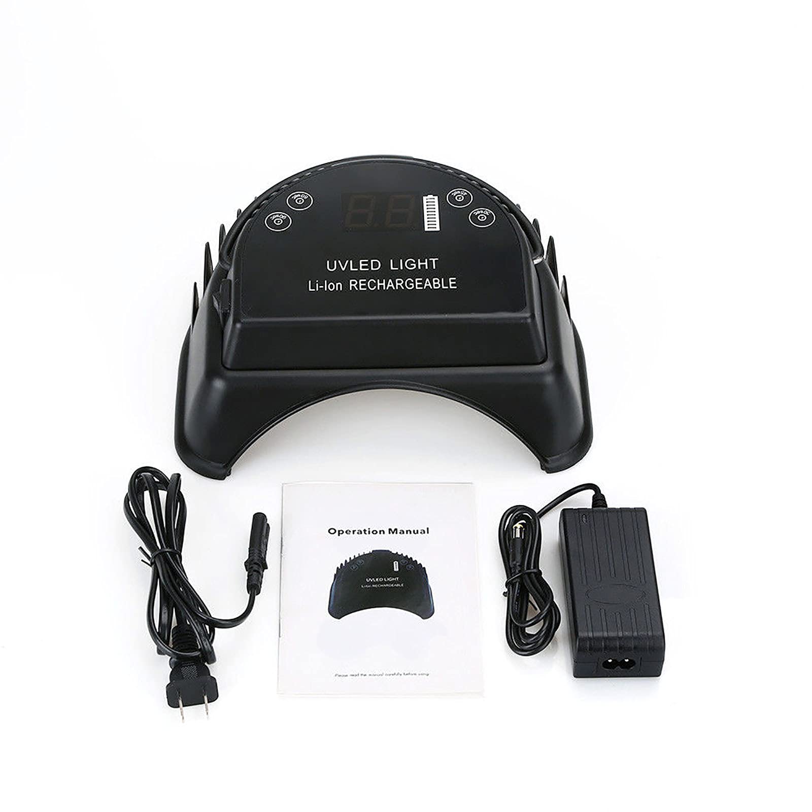 Lampada per Unghie LED Senza Fili Ad Alte Prestazioni Lampada UV per Unghie Lampada UV Ricaricabile Lampada Polimerizzante Professionale per Nail Art
