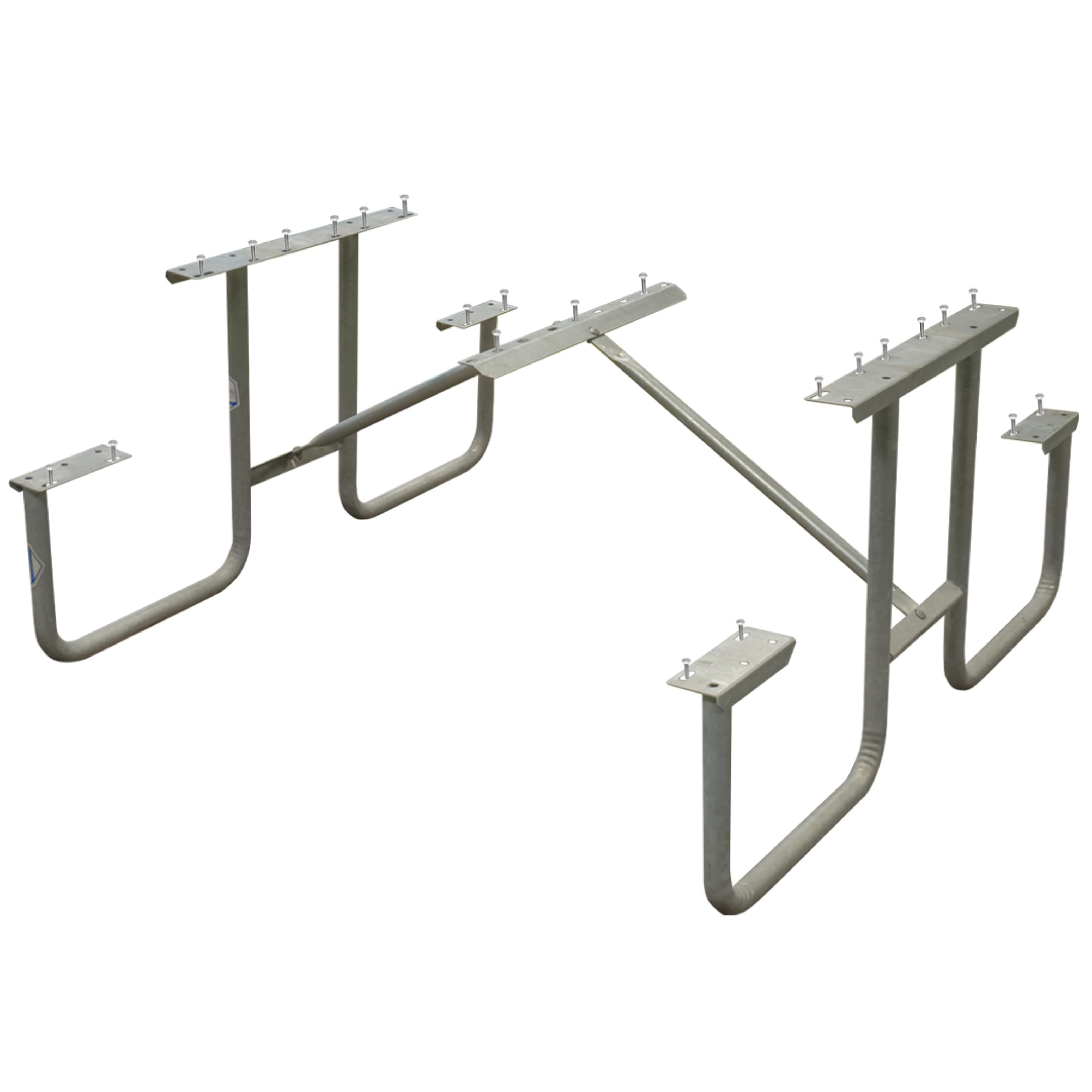 Jamestown Advanced Products Picnic Table Frame Kit – Commercial Grade, Fully Welded Steel, 6-Foot DIY Design (Customer Supplies Lumber), Made in The