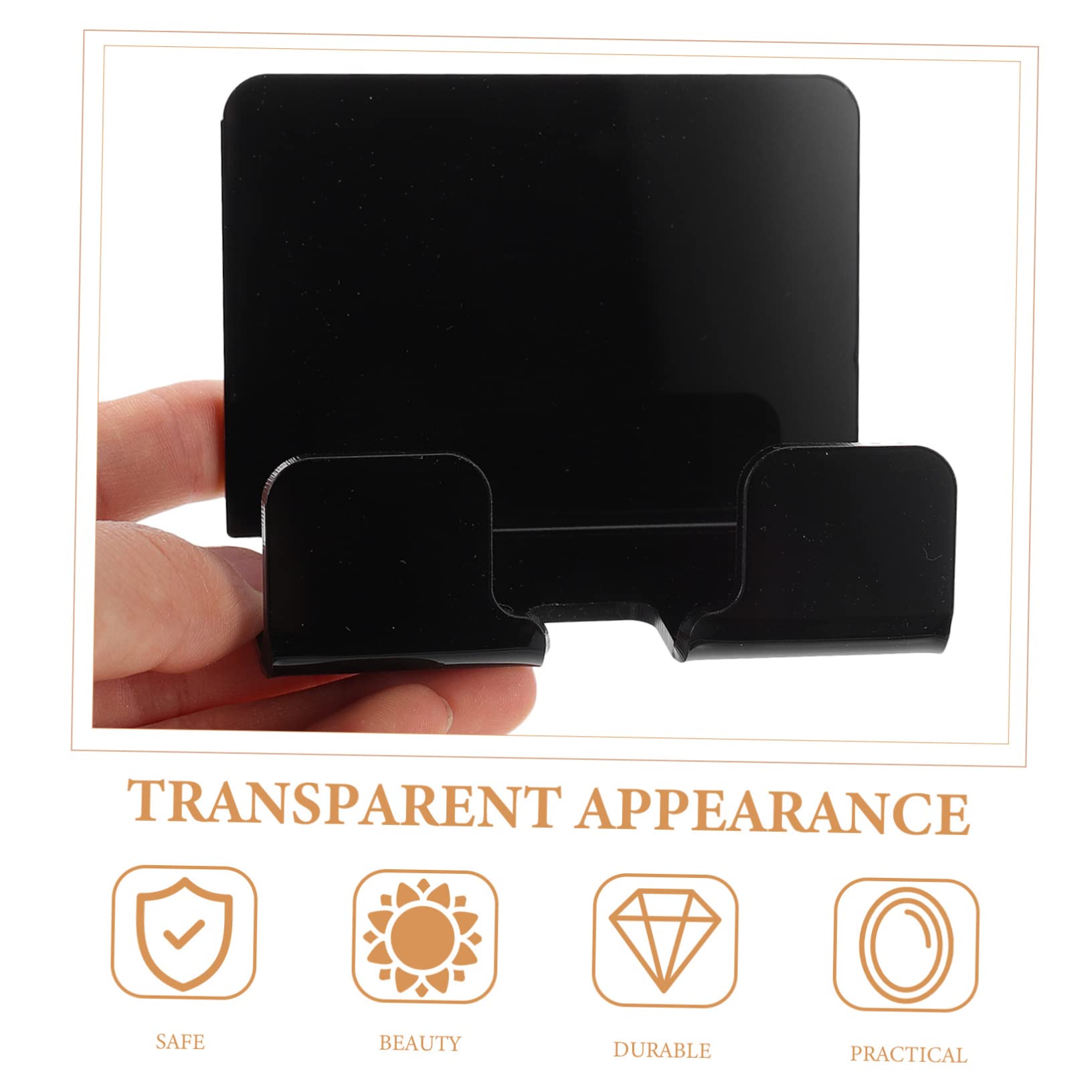 UKCOCO 4piezas Soporte Adhesivo para Teléfono Móvil Montado Pared Estante De Carga Práctico para Hogar y Oficina Diseño Multifuncional y Ahorro De Espacio