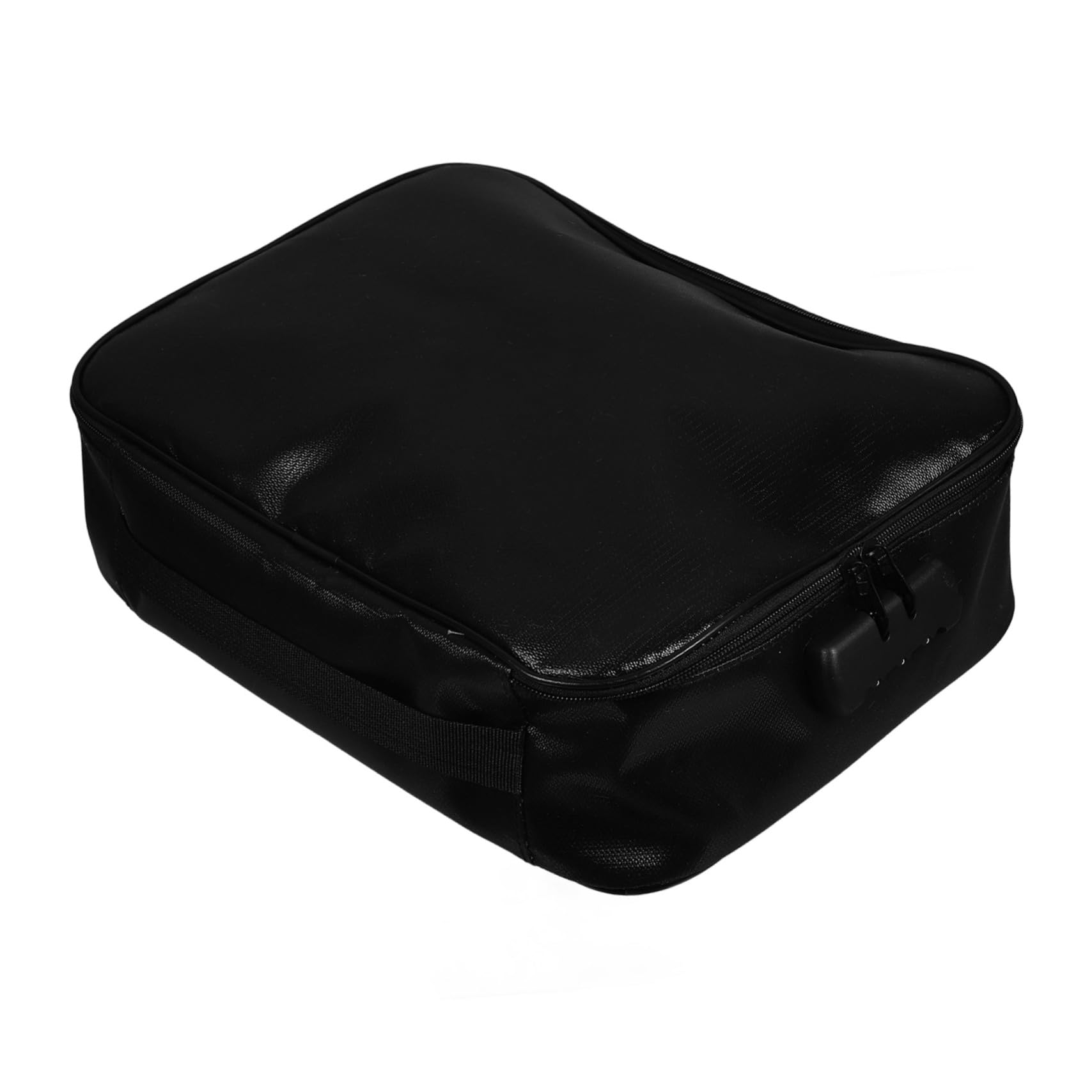 Borsa Documenti Ignifuga Multistrato in Fibra di Vetro Nera | Organizzatore Viaggio, Capienza Ampia e Blocco Password, Uso Quotidiano e Ordine Efficiente
