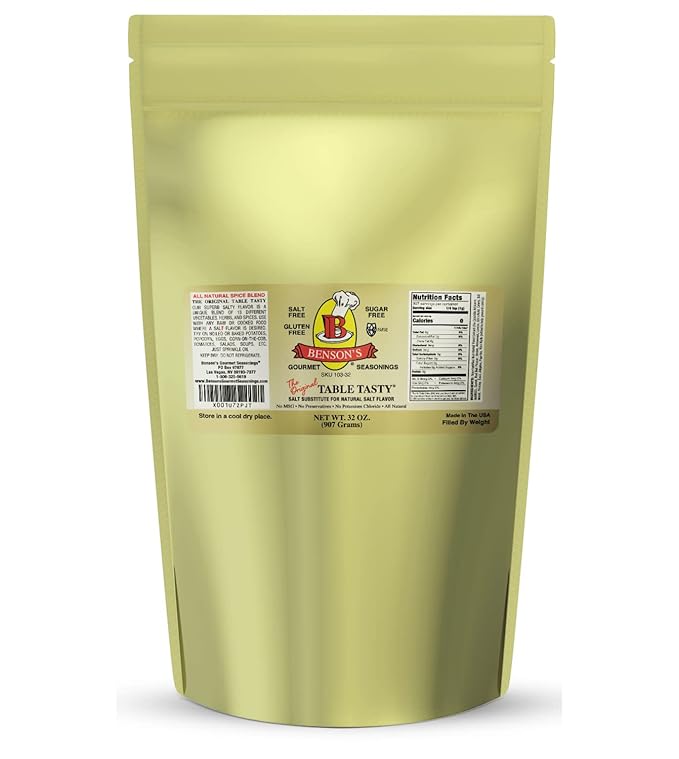 Benson’s Table Tasty Salt Substitute, SaltFree Gourmet