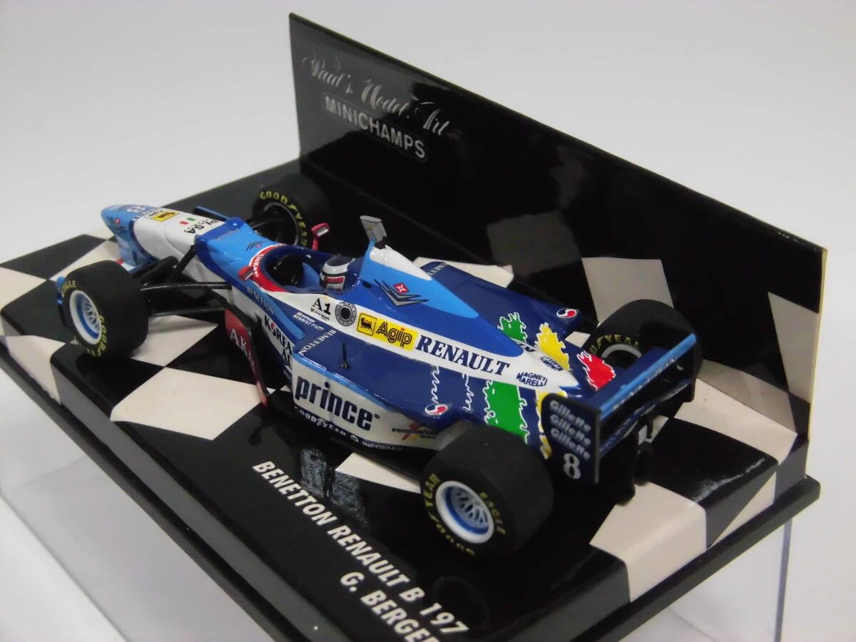 Amazon | 1/43 ベネトン B197#8 ゲルハルト ベルガー 1997 最後の優勝