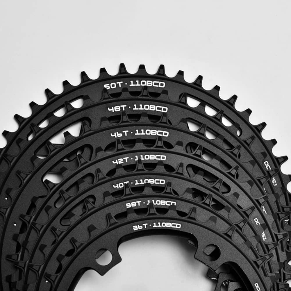 Amazon.co.jp: 自転車チェーンリングラウンド110BCDロードバイク