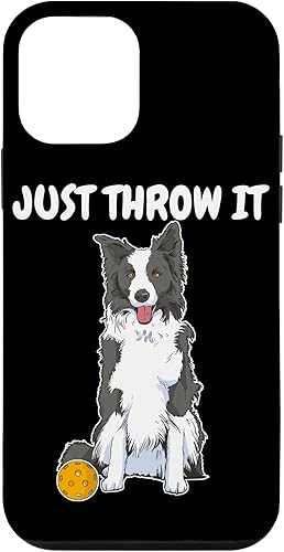Funda para iPhone 12 mini Border Collie Dog Just Throw It