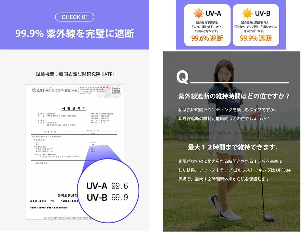 ゴルフやスポーツシーンでの着用イメージ