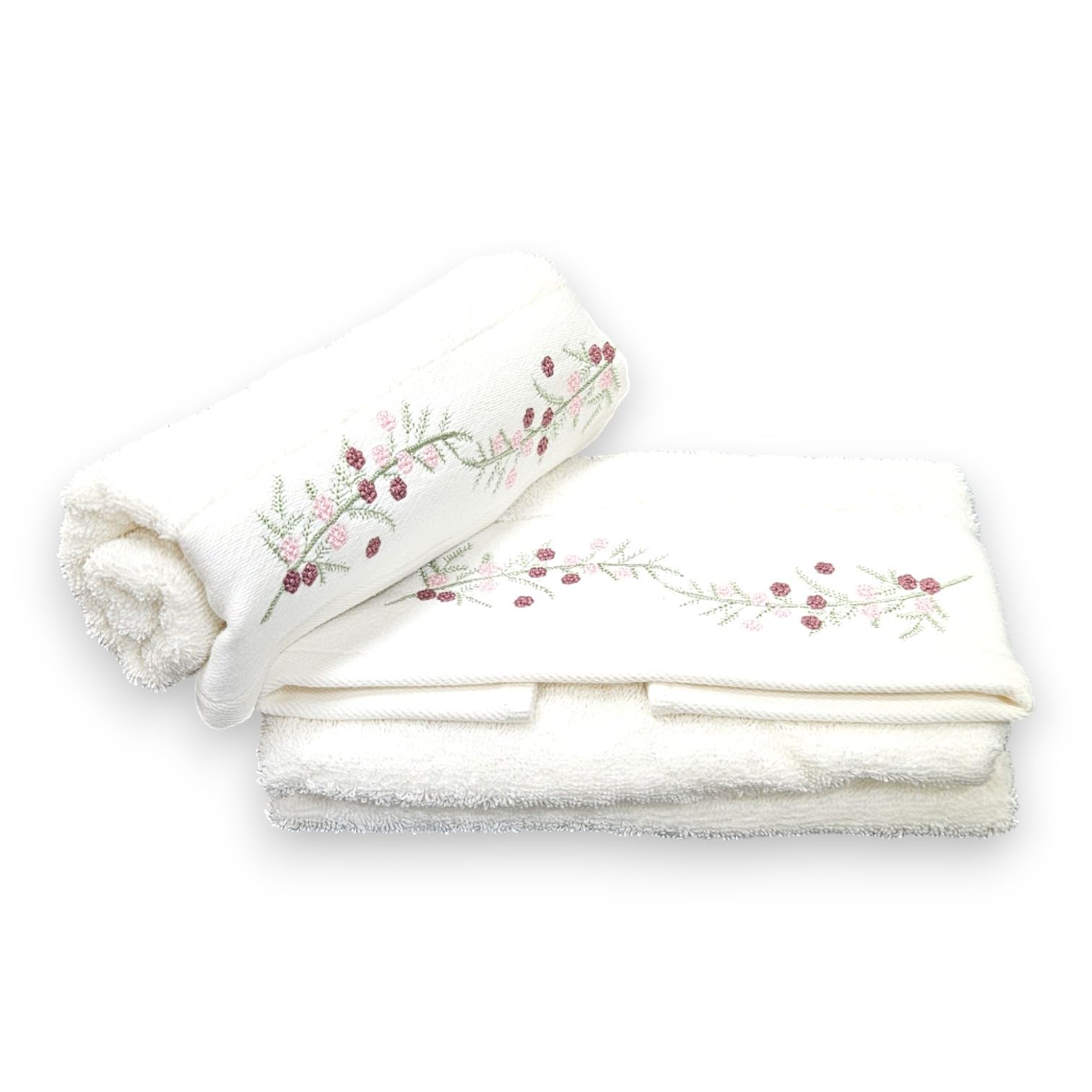 Ensemble de serviettes de bain en coton hypoallergénique contre les peaux sèches