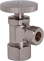 Vista 3 de Westbrass Kit de suministro de cartón ondulado con mango redondo, 5/8" OD x 3/8" OD x 15", níquel satinado, D105K15-07