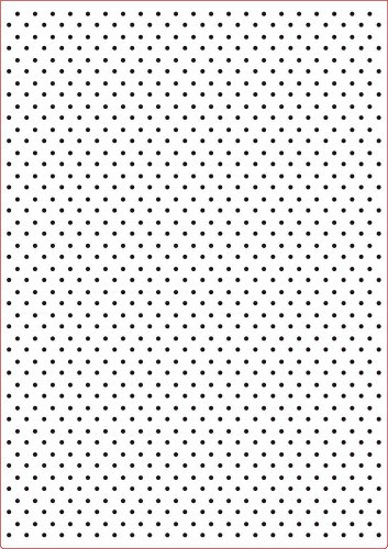 Darice 3605-001 Embossing Folder - Classeur de Gaufrage - Modèle Pois - A4, Plastique, Transparent, 29,7 x 21 x 0,3 cm