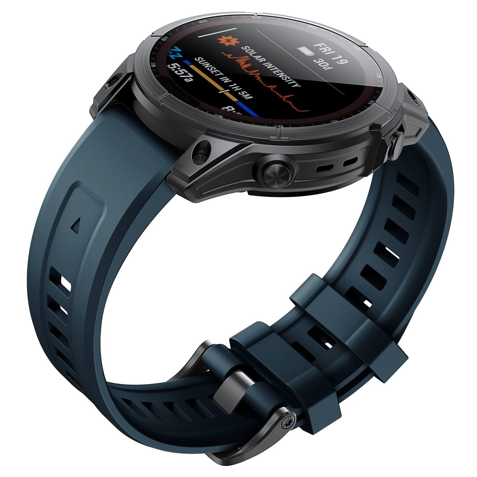 Pasek 22mm do zegarka Fenix ​​7/Fenix ​​6/Fenix ​​5 Quickfit Fenix ​​5 Plus silikonowy pasek na rękę Fenix ​​6 pro sportowy pasek do smartwatcha