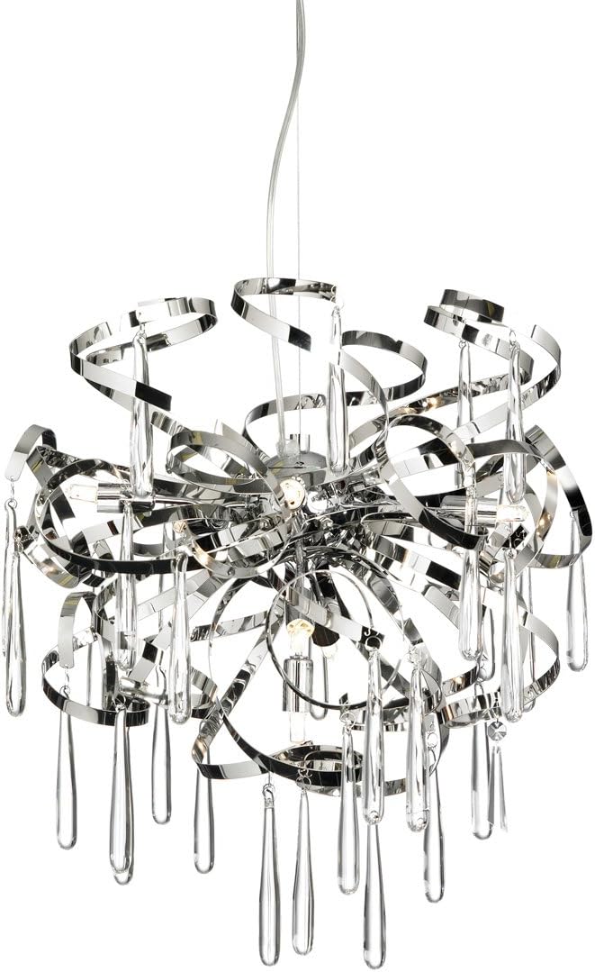 Aurora Lighting Polished Chrome Finished Chandelier