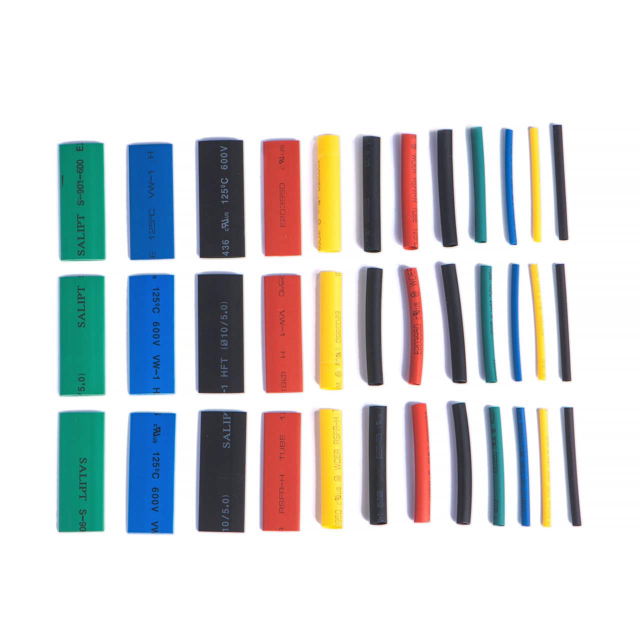 Crаzу Clеаrаnсе DEDC 530Pcs 2:1 Heat Shrink Tubing, 5 Color 8 Size Tube Sleeving Wrap Cable Wire for Electrical Wire Cable Wrap Assortment Electric