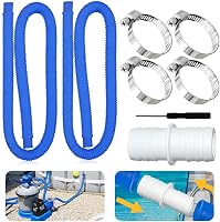 TUIBEIDAMAI Medence Tömlő 32 mm - 2 db 150 cm-es Kék Úszómedence Cső 4 Biztonsági Kapoccsal és Csatlakozóval, Szűrőszivattyúhoz

AI: Készíts 1