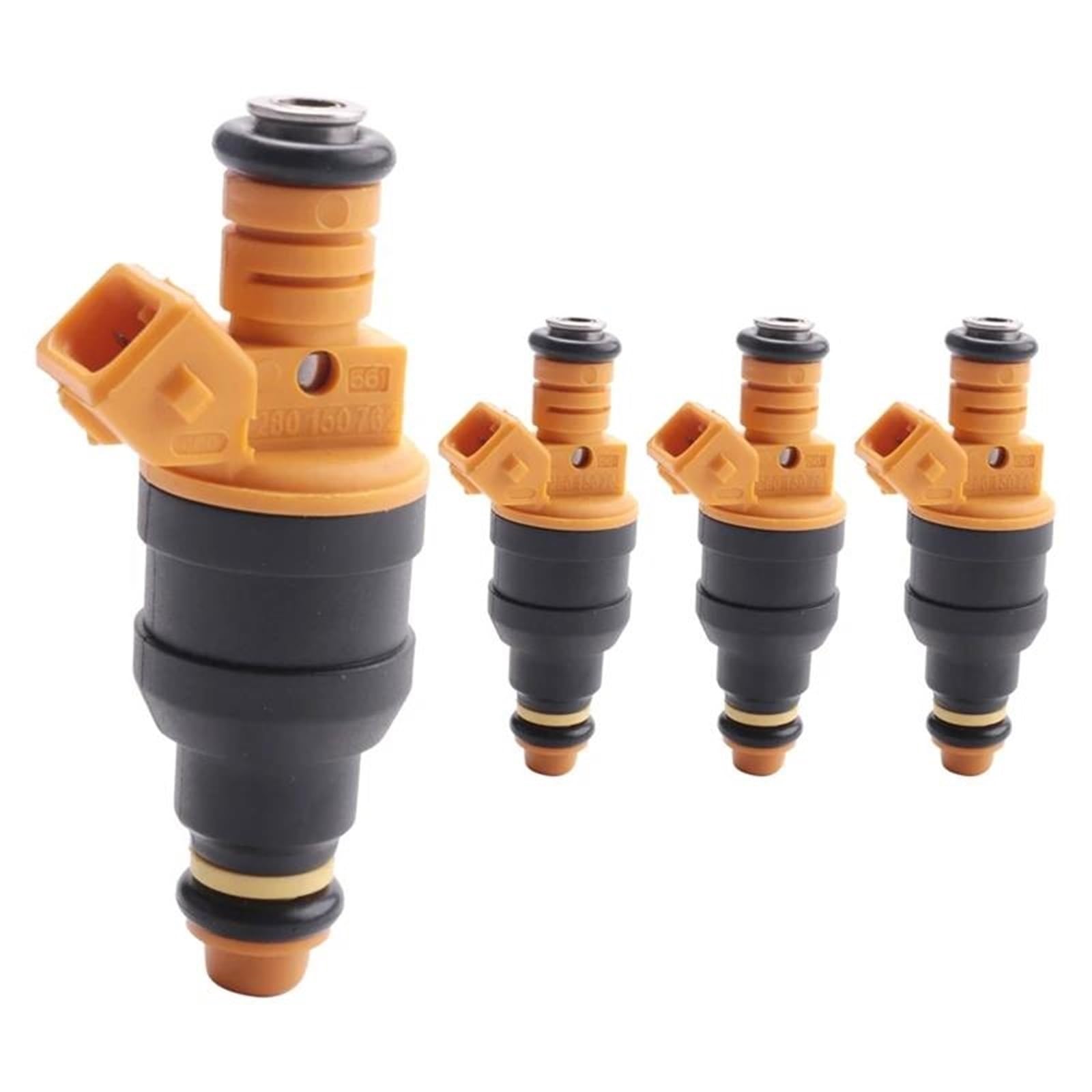 Nmjlqw One Color 4Pcs Engine Parts Fuel Injectors Injection Valve 0280150762 For Volvo 240 244 245 740 780 940 2.2L .3L