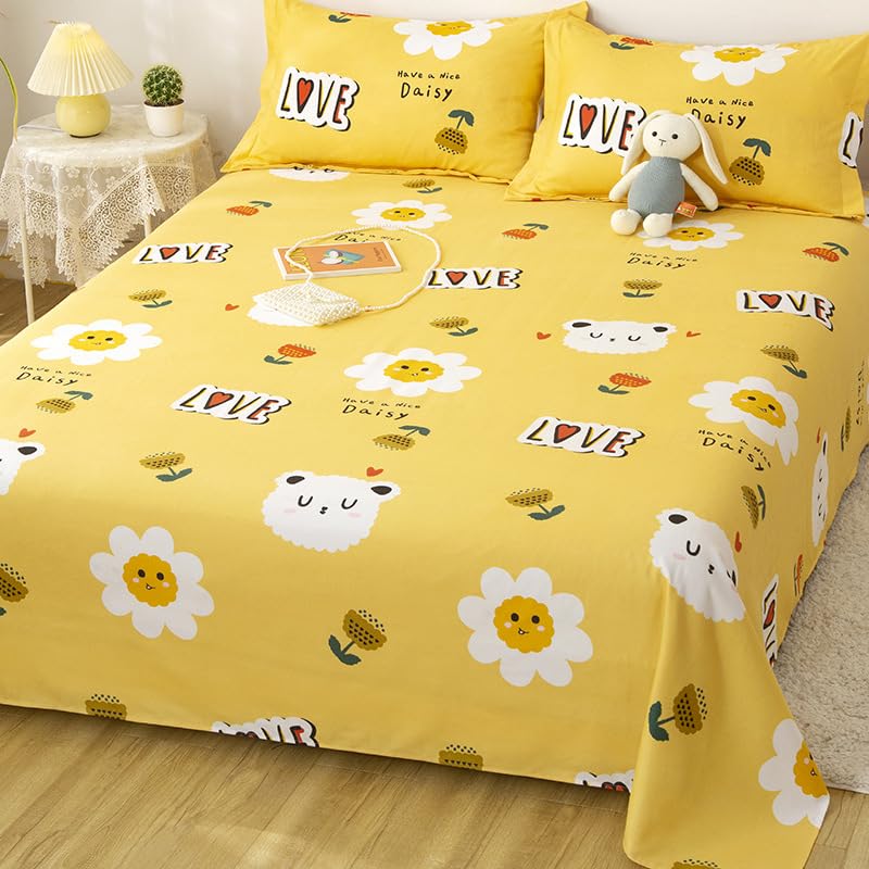 Couette en coton jaune d'été : finissez-en avec les nuits étouffantes