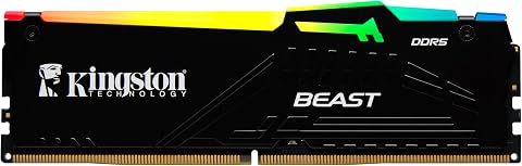 Kingston Beast RGB 32GB DDR5 5600MT/s CL36 DIMM Masaüstü Ram - KF556C36BBEA/32TR