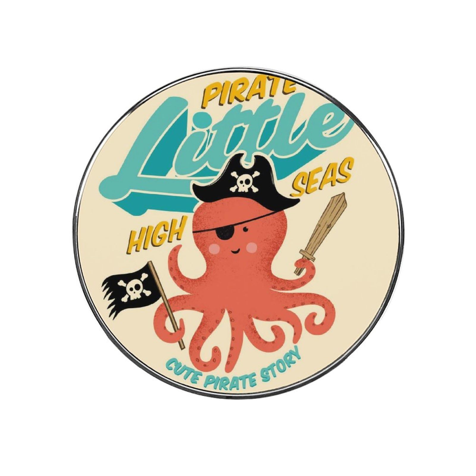 Octopus Pirate Magnets For Fridge Kitchen Decoration For Refrigerators Whiteboards