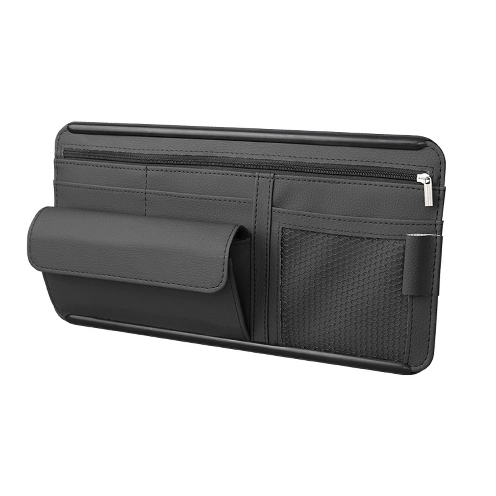 LGXYLF Car Sun Visor Organizer for Audi S3 Sportback (8V) 2013-2020, Car Visor Organiser Used for Sunglasses Cards Pens,C