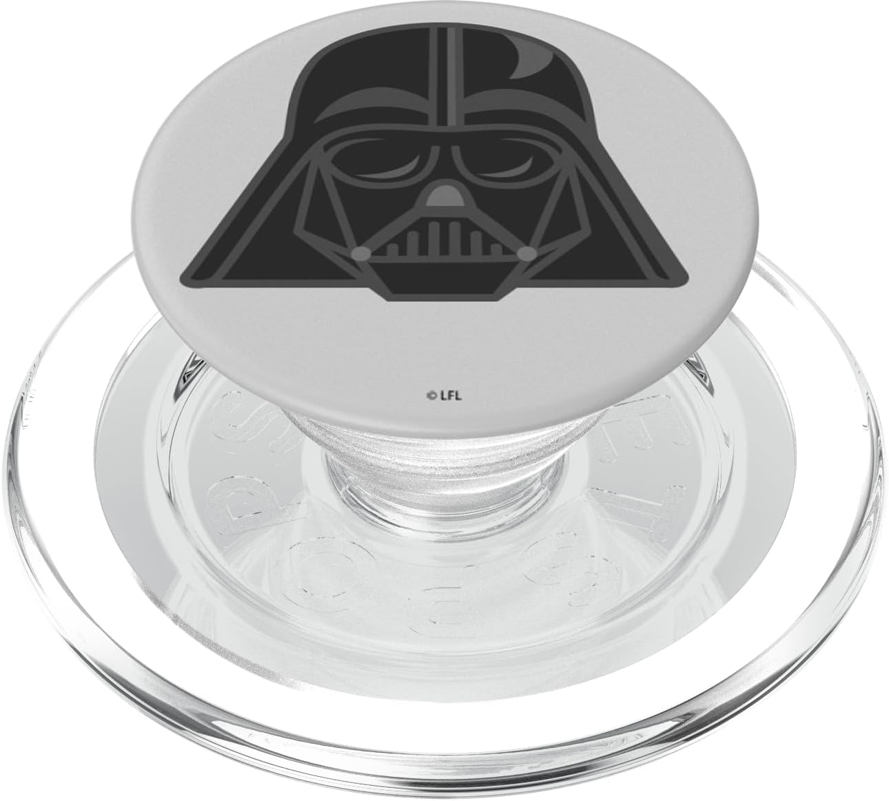 Star Wars Darth Vader Helmet Flattened Art PopSockets MagSafe PopGrip for iPhone