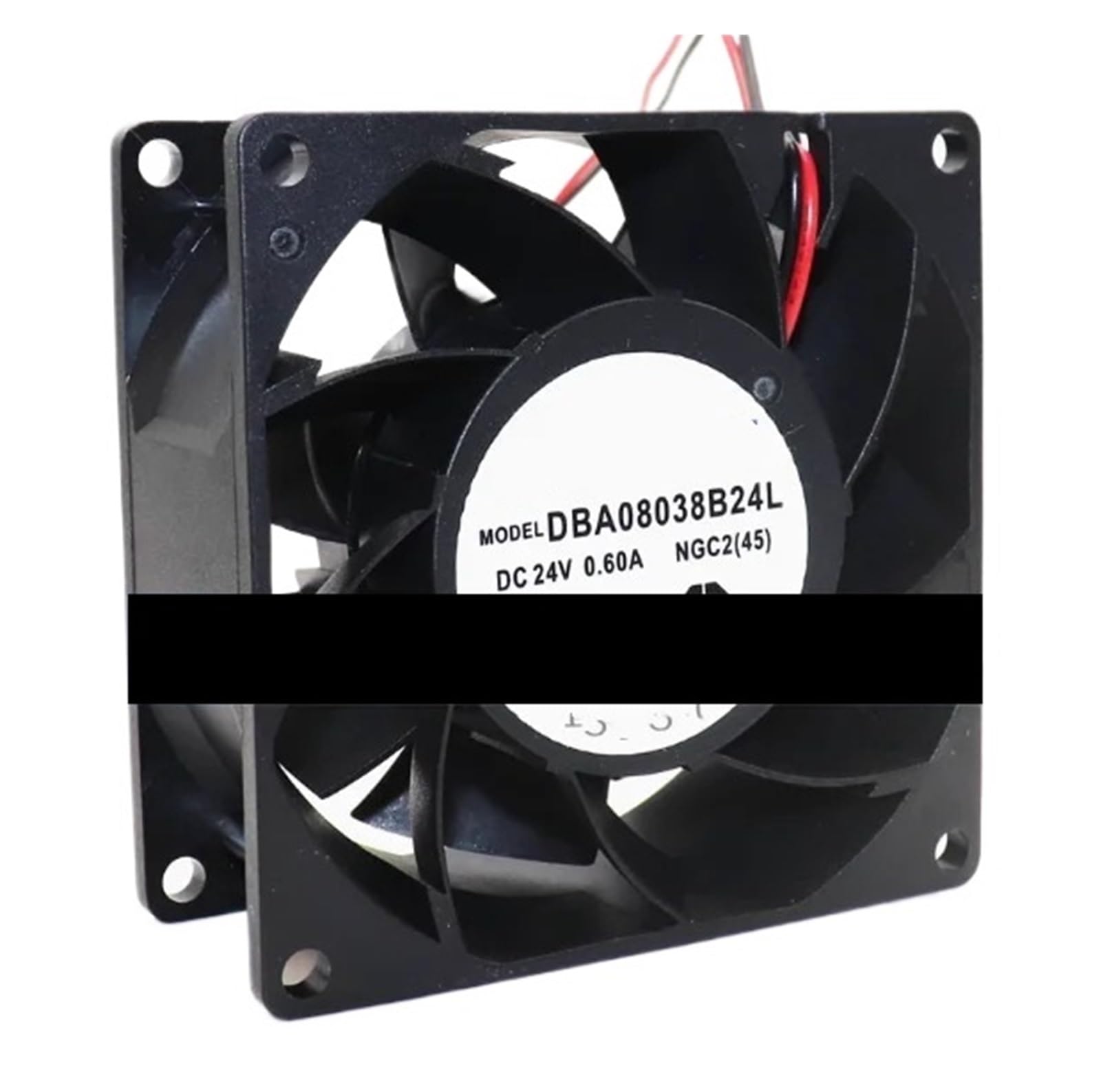 KWQNPHTRN Fan DBA08038B24L 24V 0.60A 2 Wire