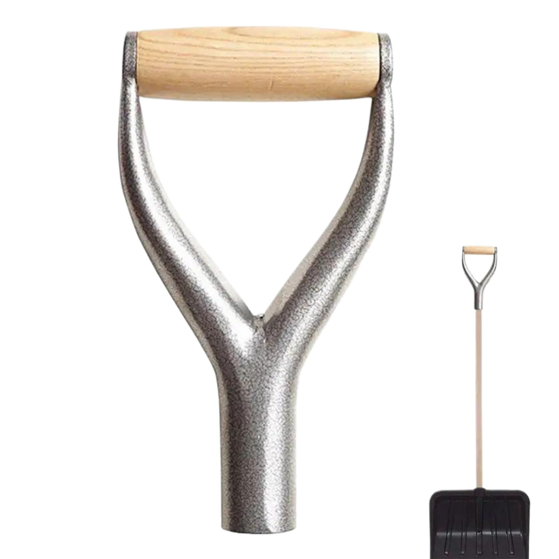 Poignée de pelle 31 mm rechange portable bois métal outil de jardin