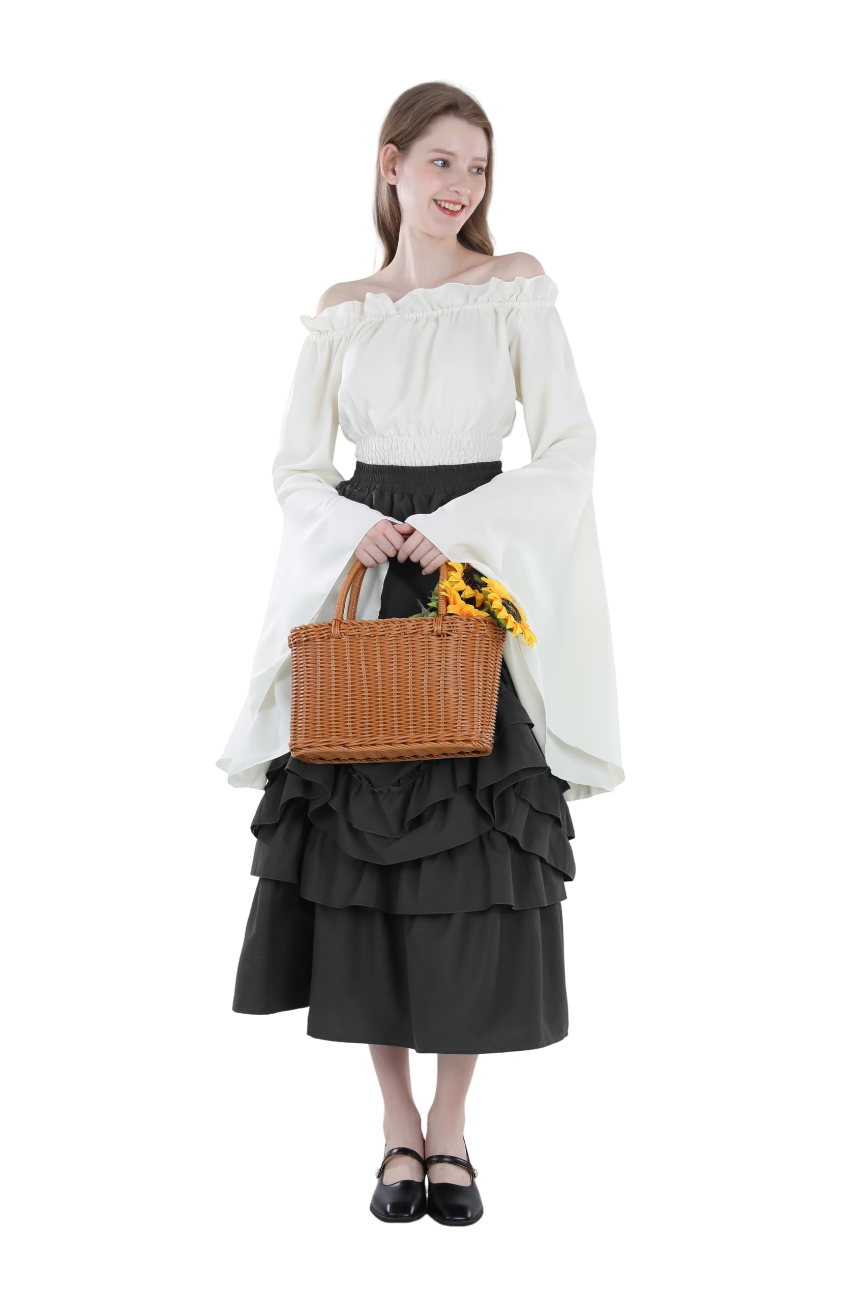 Bustle Gonna barocco Steampunk Rock Donna Saloon Girl Skirt Gonna Vittoriana Gonna Pirata