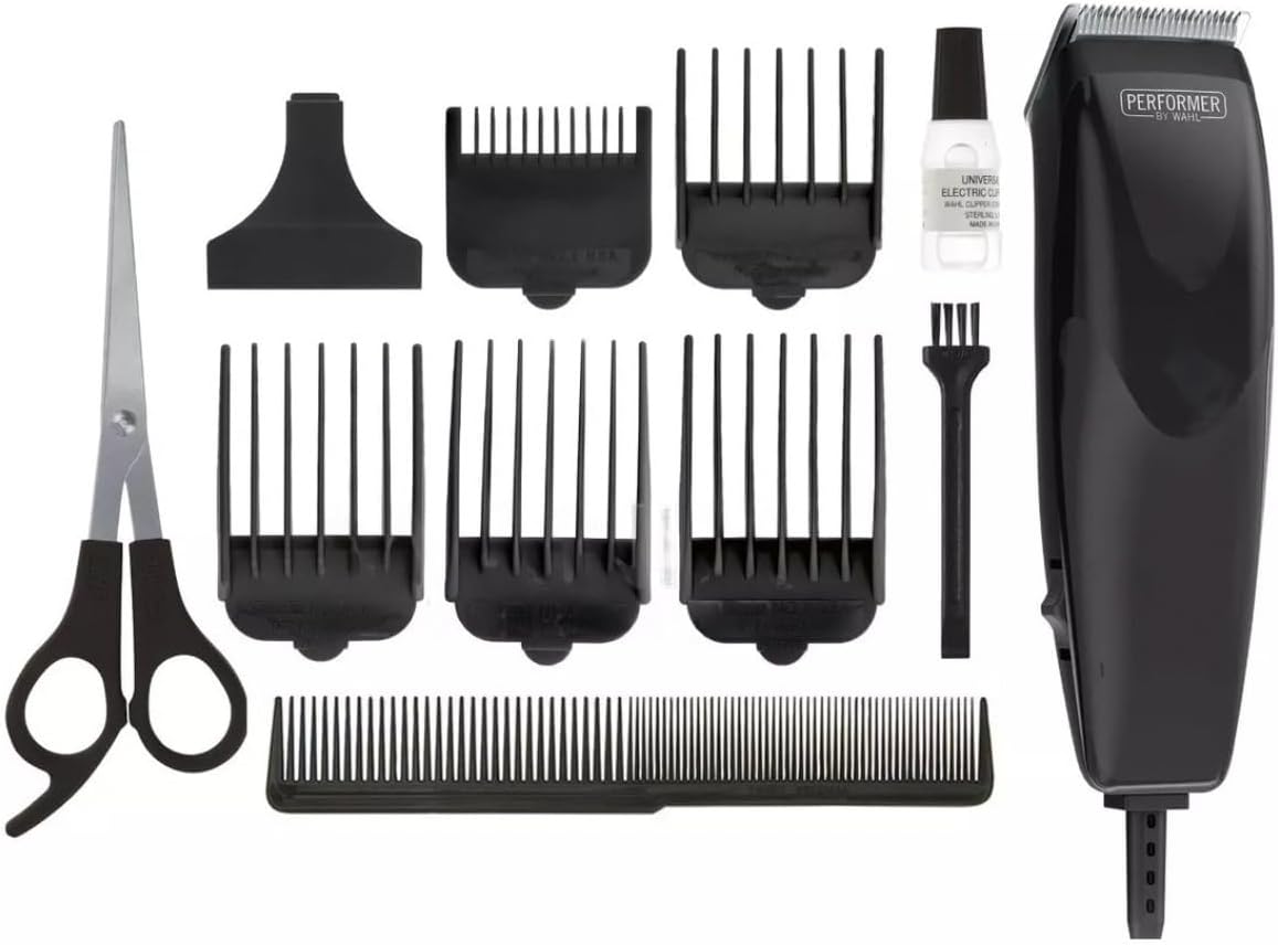 Performer by WAHL 11 Piece Haircutting Kit Set with Five Guide Combs