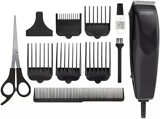 Wahl Performer 11-Piece Hair Clipper Kit with Self-Sharpening Blades & 5 Guide Combs for Precise Fades