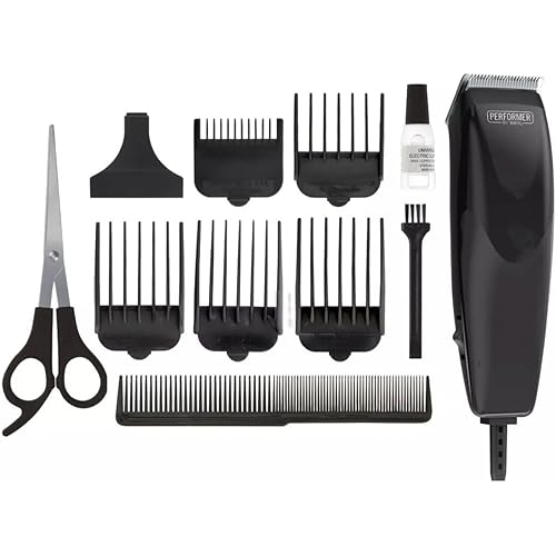 Performer by WAHL 11 Piece Haircutting Kit Set with Five Guide Combs