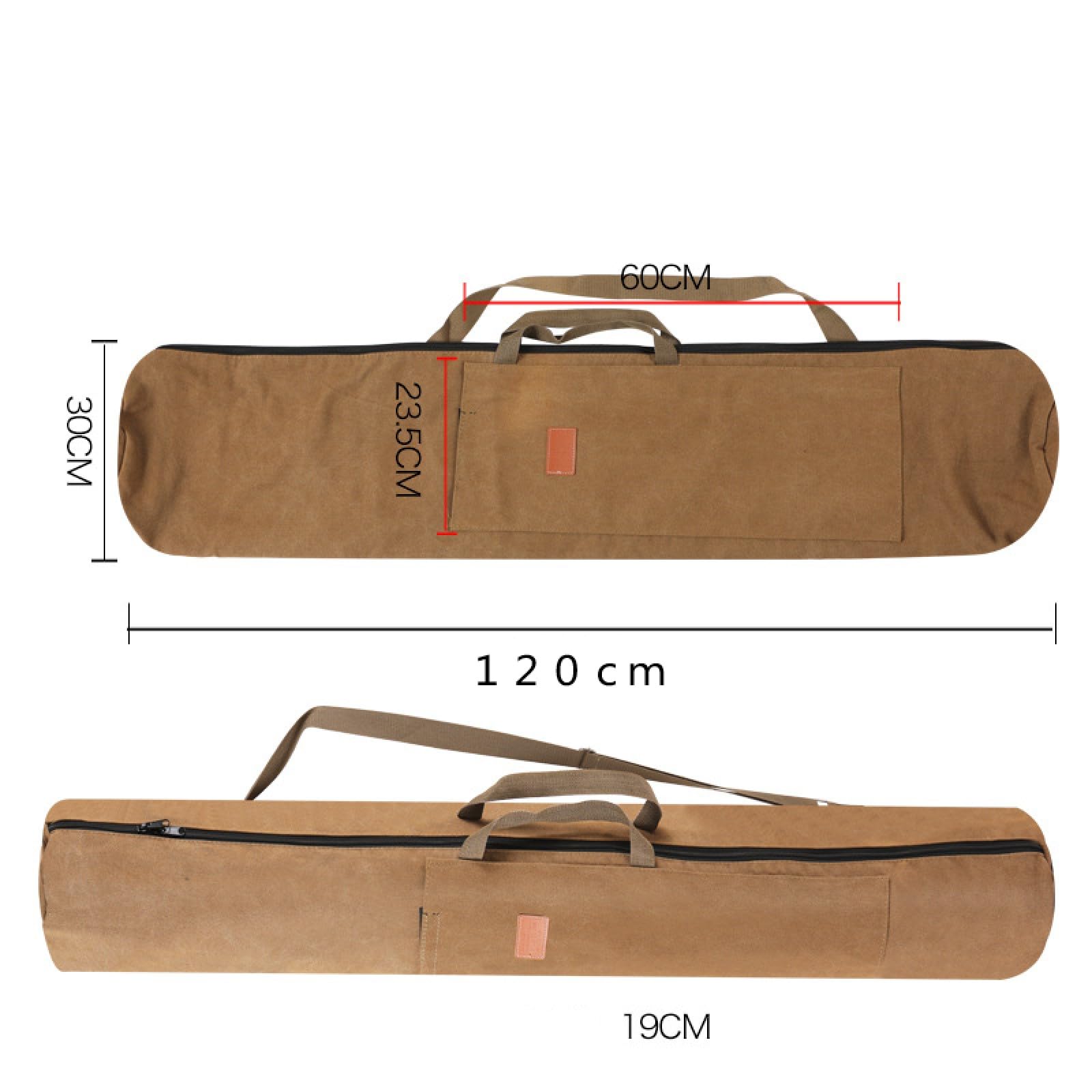 Bolsa Plegable portátil para caña de Pescar, Soporte para caña de Pescar, Bolsa de Almacenamiento, Funda para cañas de Pescar, Estuche para caña de Pescar,1.2m