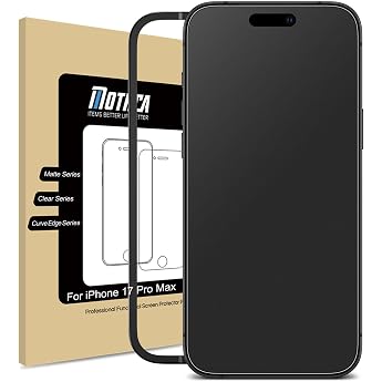 Mothca Matte Screen Protector for iPhone 17 Pro Max Nano Etching 1 Pack