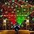 Christmas Projector Lights Outdoor Holiday Laser Lights Landscape Spotlight Red and Green Star Shower with 360 Accessibility Wireless Remote Christmas Decor for Xmas Party Outdoor Garden Patio Wall