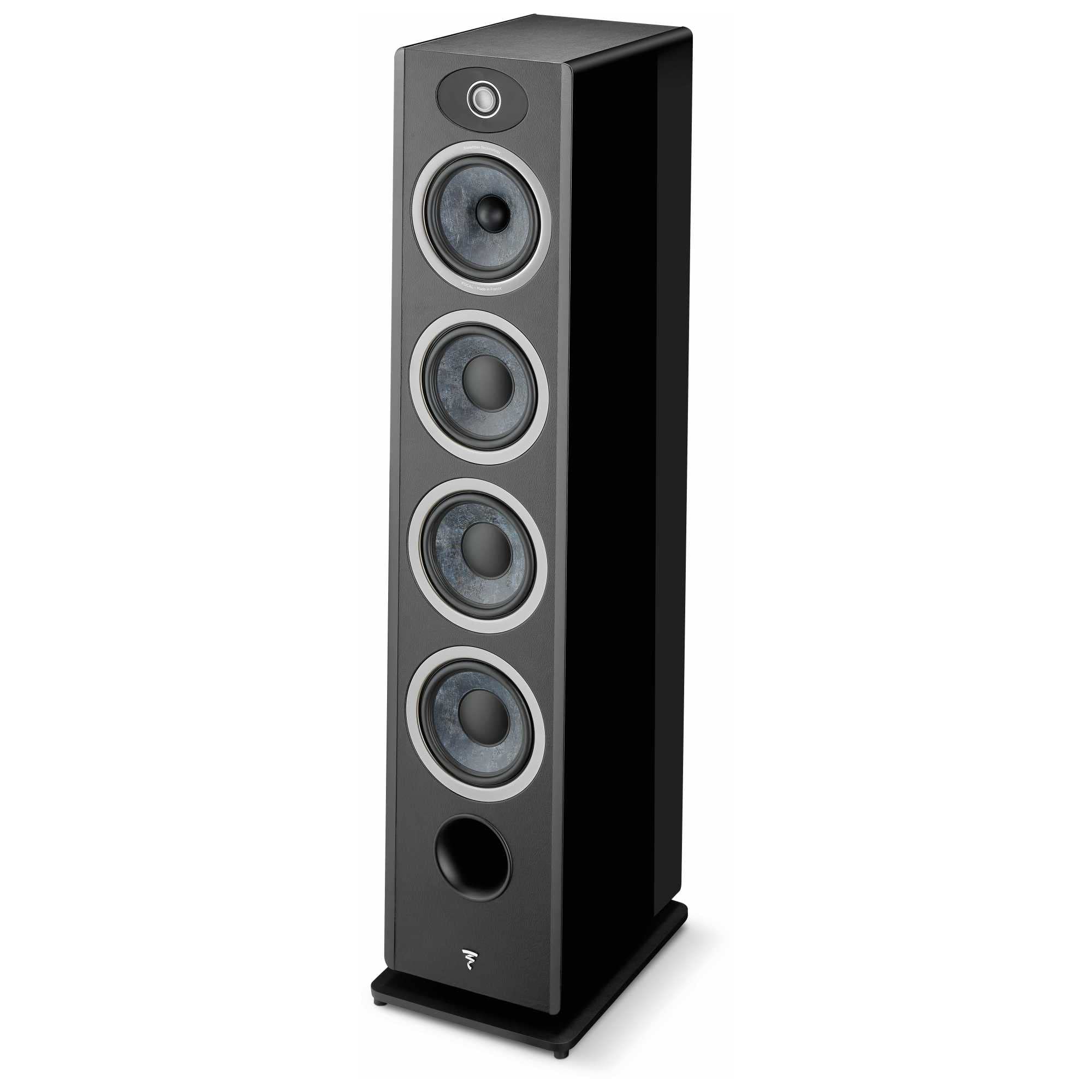 Focal Vestia No3 Slender 3-Way Floorstanding Loudspeaker Finished in Black - Sold Individually