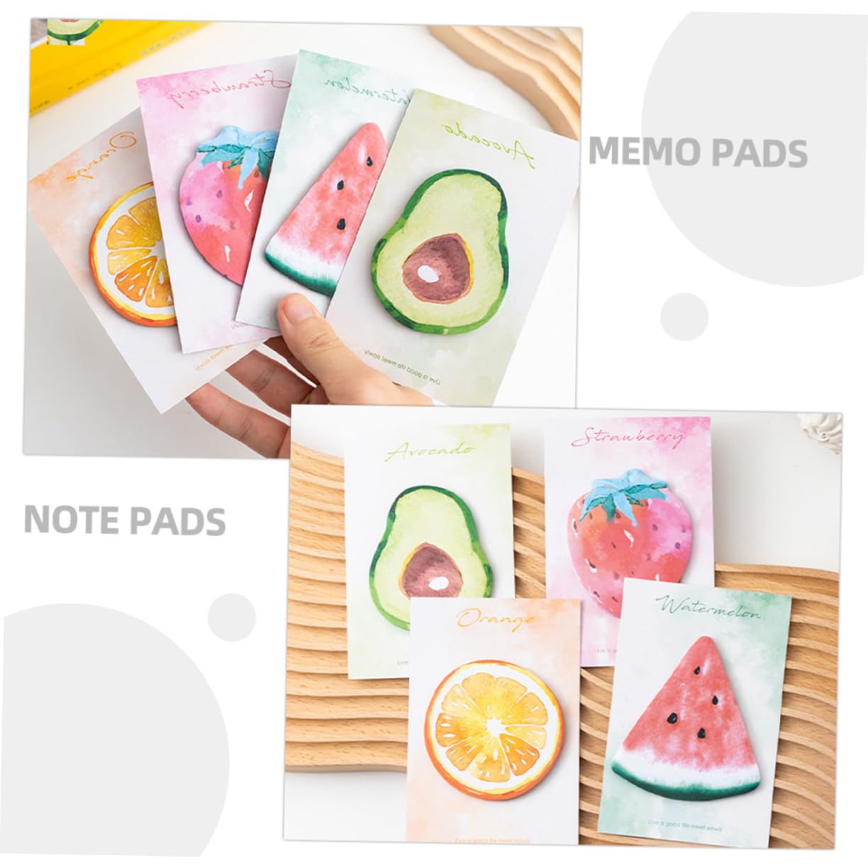 SHINEOFI 5 Pièces 8 Notes Autocollantes Amusantes Bloc - notes De Poche Blocs - notes Mémo Note De Ménage Stickers Autocollants Pour Livres Note Autocollant Blocs - notes Autocollants Papier