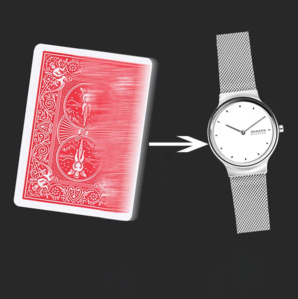 Amazon 手品 マジック Watch This 腕時計変化カード カードがウオッチに変わる カードマジック 近景マジック道具 マジック 手品 おもちゃ