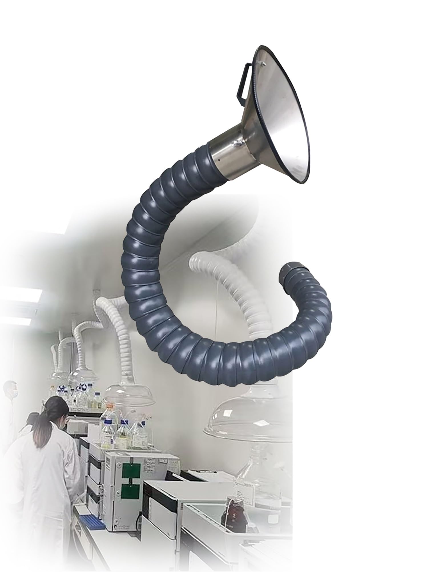 Bras de ventilation rotatif 360 pour tuyau d'extraction de fumée d'atelier