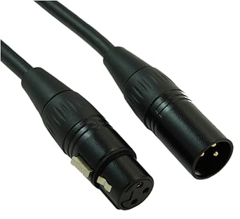 MyCableMart 25Ft Premium XLR 3P Male/Female Microphone/Audio Mixer Cable