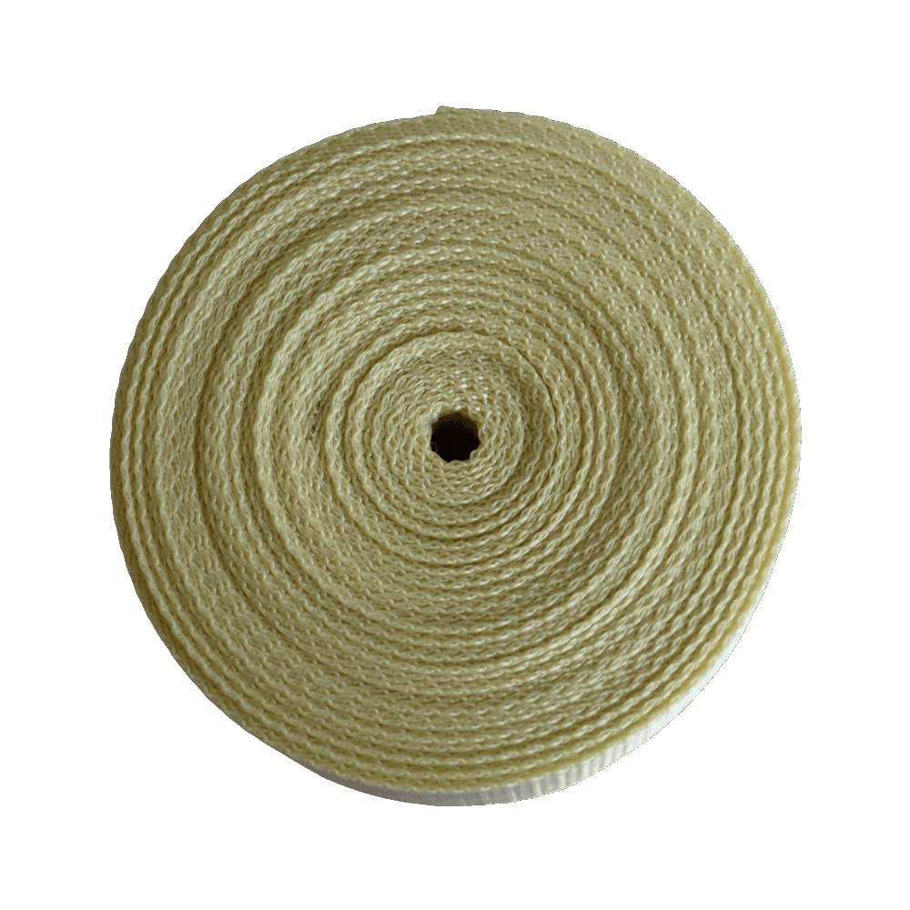 Polypropylene Webbing Straps 20mm 25mm 30mm 38mm 40mm 50mm Tape Backpack Luggage Straps Crafts Outdoor DIY Colours Lengths (38mm/5m, Cream)