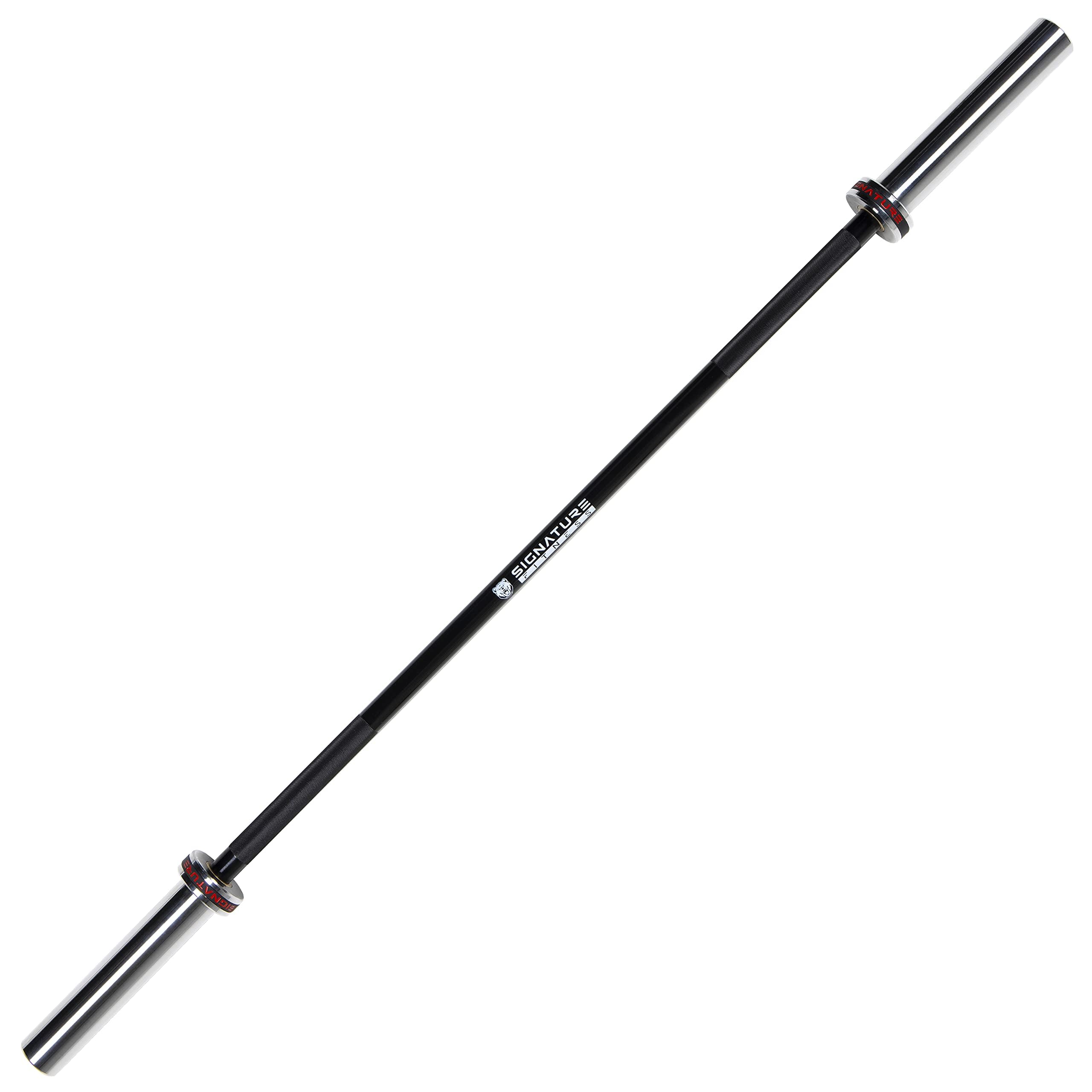 Fitvids Olympic Barbell Bar for Power Lifting and Weightlifting, 700 Pound Capacity, 2 Inch Diameter