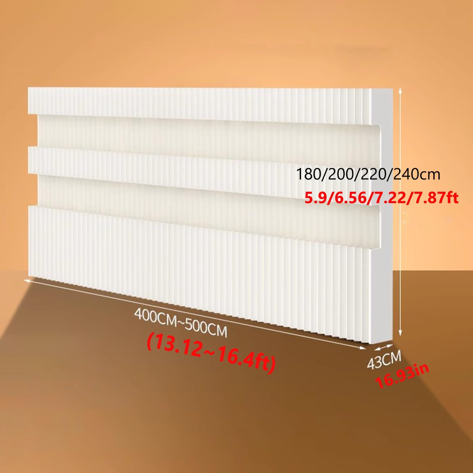 Divisori per ambienti, Pareti divisorie autoportanti for la privacy individuali, for ufficio(5x1.8m/16.4x5.9ft)