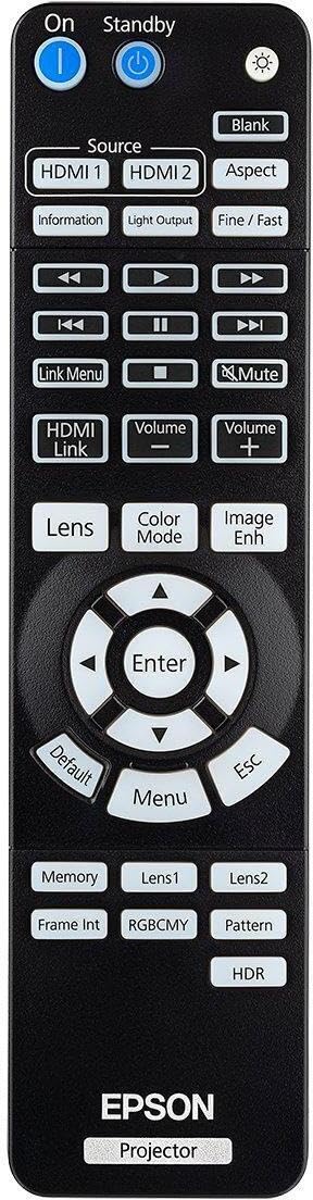 Epson EH-LS9000B Projecteur laser 4K noir - 3LCD, HDR10+, lentille motorisée, HDMI ARC, UHD 4K
